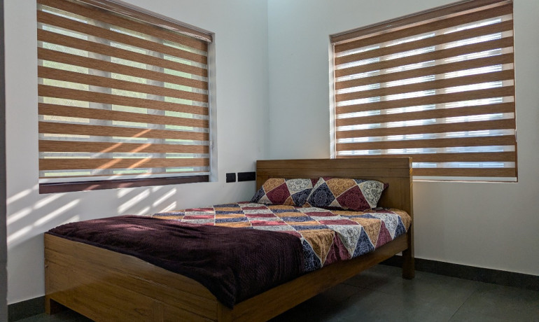 1 cottage with two bedrooms with attached bathroom